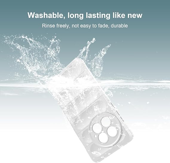 Silicone Case for OnePlus 13 White Shockproof wave pattern design scratch-resistant microfibre lining