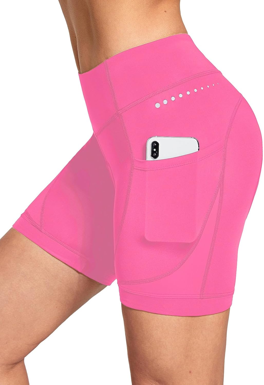 baleaf 4D Padded Bike Shorts Women Cycling Underwear Gel Padding Pockets Pink S