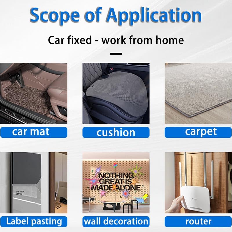 Image of 10 Pairs Adhesive Hook and Loop Strips Heavy Duty, Strong Back Adhesive Double Sided Hook Loop Tape(1x2.8in)