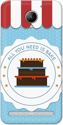 All is You Need is Bake Blue Background Designer Case for Lenovo C2, K10a40 Back Cover