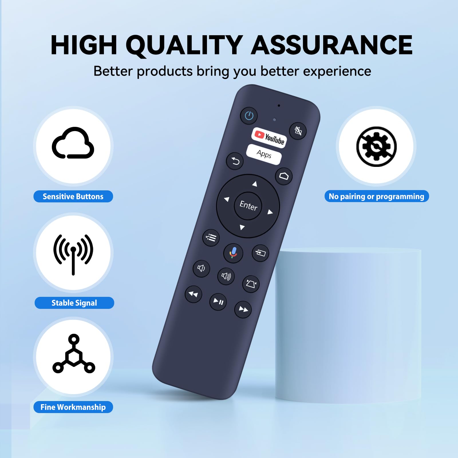 Telecomando di sostituzione vocale WH-55 WH-55B compatibile per proiettore Epson LS500B LS500W EF-100 EF-100BATV EF-100WATV LS500BATV LS500WATV, per Home Cinema 2200 2250 2350