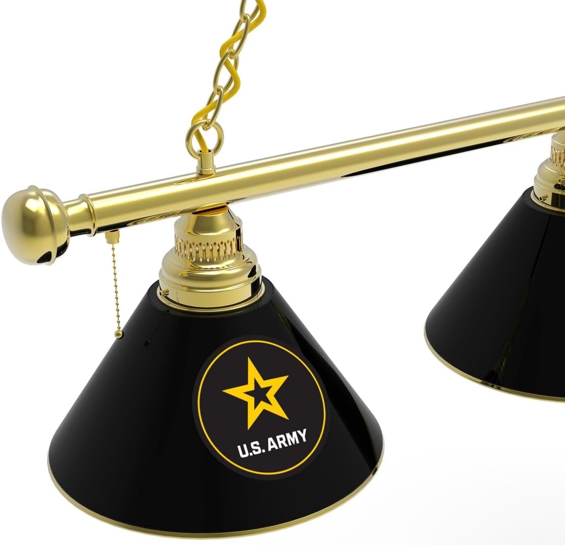 HBS U.S. Army 3 Shade Billiard Light by The Holland Bar Stool Co.