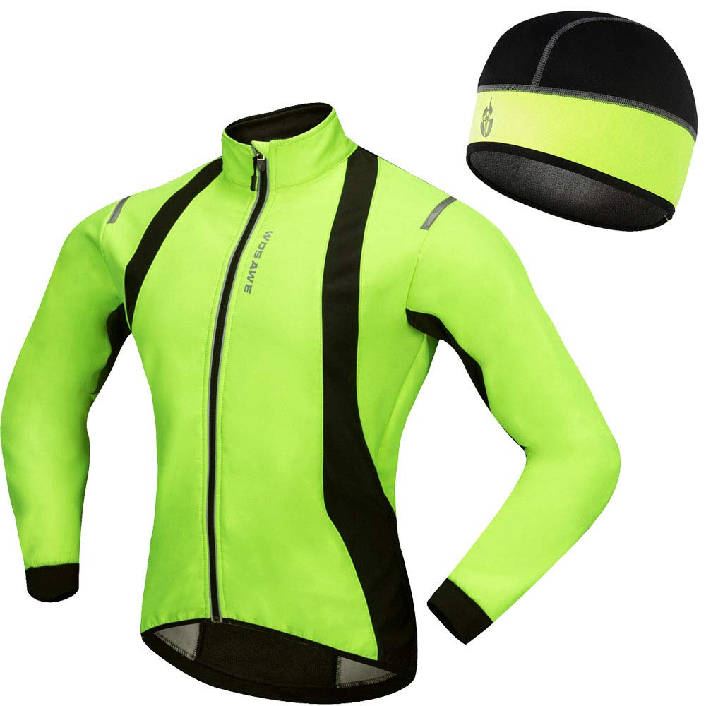 Fahrradjacke Herbst und Winter Fahrrad Windjacke Reitsakko Reitanzug Warm Hat/Winddicht/Reflektor-Streifen
