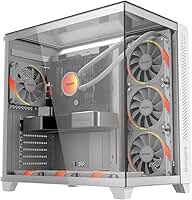 GABINETE GAMER FORCEFIELD MAX WHITE GHOST - GFFMAXWG