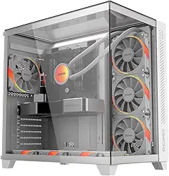 GABINETE GAMER FORCEFIELD MAX WHITE GHOST - GFFMAXWG