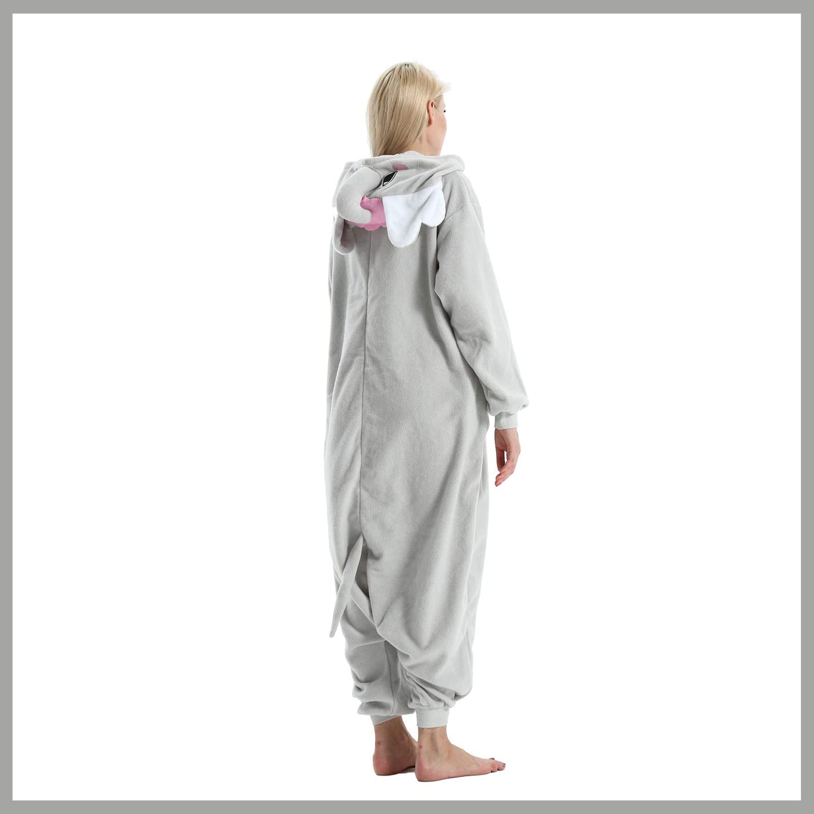 Hstyle Unisexe Adulte Onesie Anime Kigurumi Costume Cosplay Animaux Pyjama À Capuche Vêtements De Nuit - 3