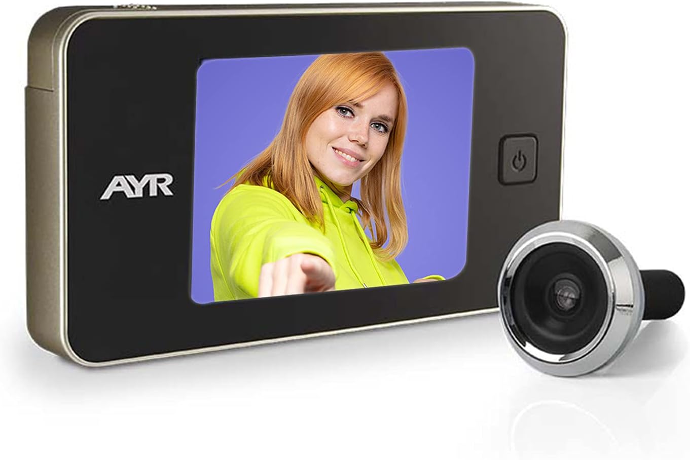 Exitec 752 - Digital Door Viewer (3.2 Inch Screen, 38-110mm) - Silver/Black