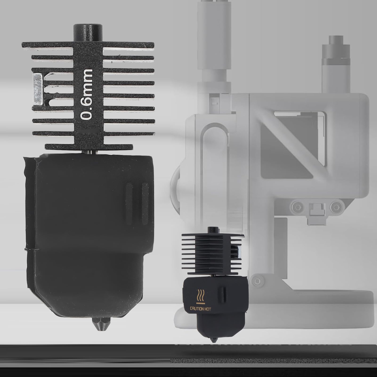 Kit Hotend 0,2 Mm Pour Bambu Lab A1/A1 Mini | Buse En Acier Trempé, Changement Rapide, Chaussettes Silicone Incluses - 10