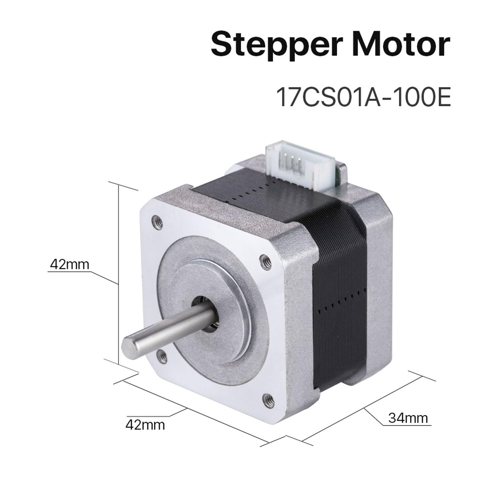 Silnik krokowy Nema 17 42 mm 2-fazowy 15Ncm 1A 4-przewodowy silnik krokowy do drukarki 3D CNC XYZ (17CS01Ax5PCS)