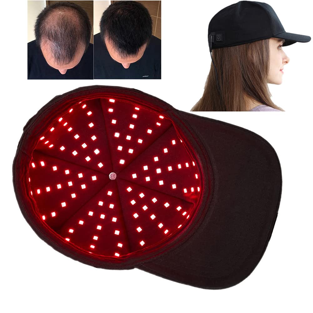 LED Hair Growth Cap, Red Light Therapy Cap for Hair Growth, Infrared Light Cap for Anti Hair Loss with 48 LED Lights for Hair Scalp