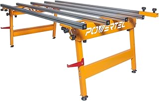 POWERTEC PRO Large Format Tile & Slab Work Table – Heavy Duty, Foldable,...
