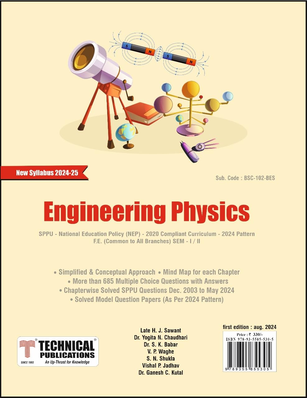 Buy Engineering Physics for SPPU R24 Course (FE - I/II -COMMON -  BSC-102-BES) Book Online at Low Prices in India | Engineering Physics for  SPPU R24 ...