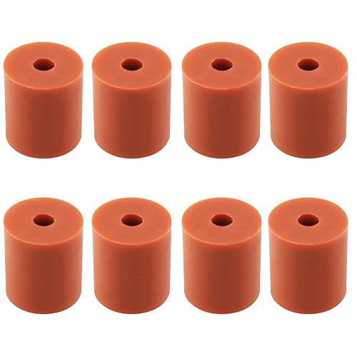 Columna de silicona de montaje sólido ZZLZX 8 piezas de silicona niveladora sólida soporte de cama, pieza de repuesto de resorte de nivelación,