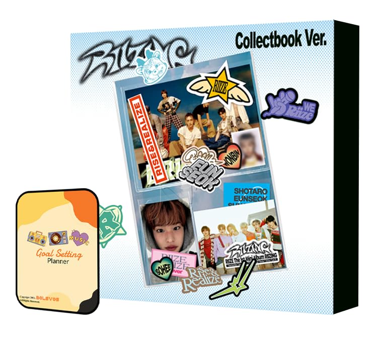 RIIZE Album - RIIZING Collect Book Ver.+Pre Order Benefits+BolsVos Exclusive K-POP Giveaways Package