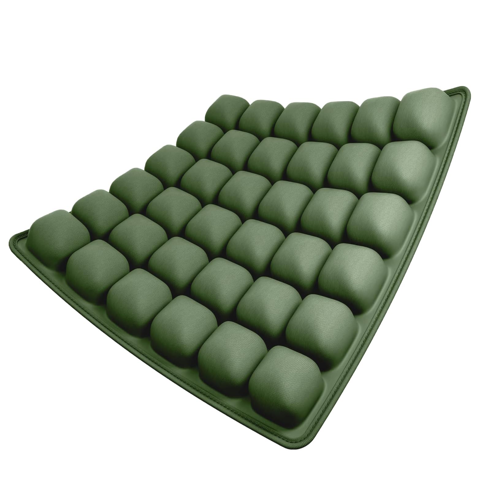 Cuscino gonfiabile 3D con 36 celle d'aria, rigidità regolabile, base antiscivolo, comodo cuscino traspirante per auto, sedia da ufficio, aereo, sedia a rotelle