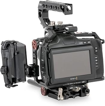 Tilta Camera Cage for BMPCC 6K Pro/G2 | Protective Gear | Mount Accessories | Compatible with Blackmagic Design Pocket Cinema Camera 6K Pro (Black, Advanced Kit)