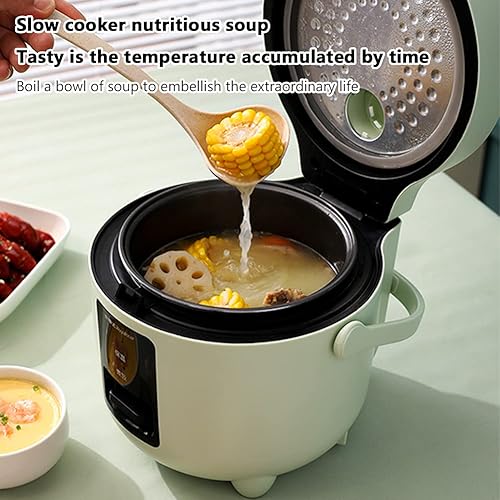 Miniatura 4 de Arrocera multifuncional, olla a presión automática pequeña para el hogar, olla de cocción lenta de acero inoxidable cepillado, olla con función de