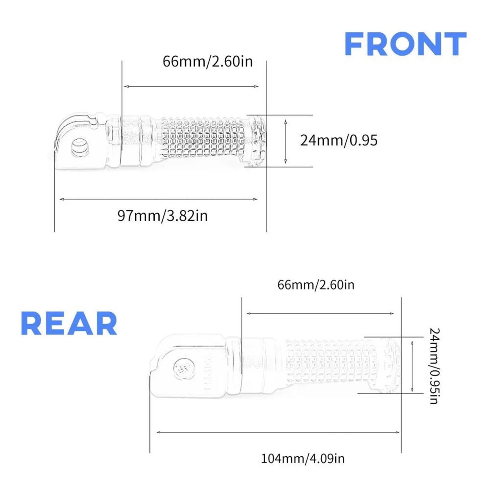 Supports De Pédales Avant/arrière Pour BMW S1000RR/R NineT - Aluminium, Réglables, Antidérapants