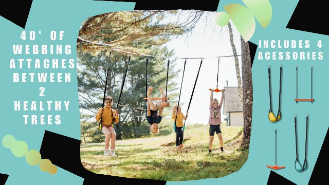 Amazon.com: Adventure Line- Swing, 2 Soft Swings, 1 Super Twister