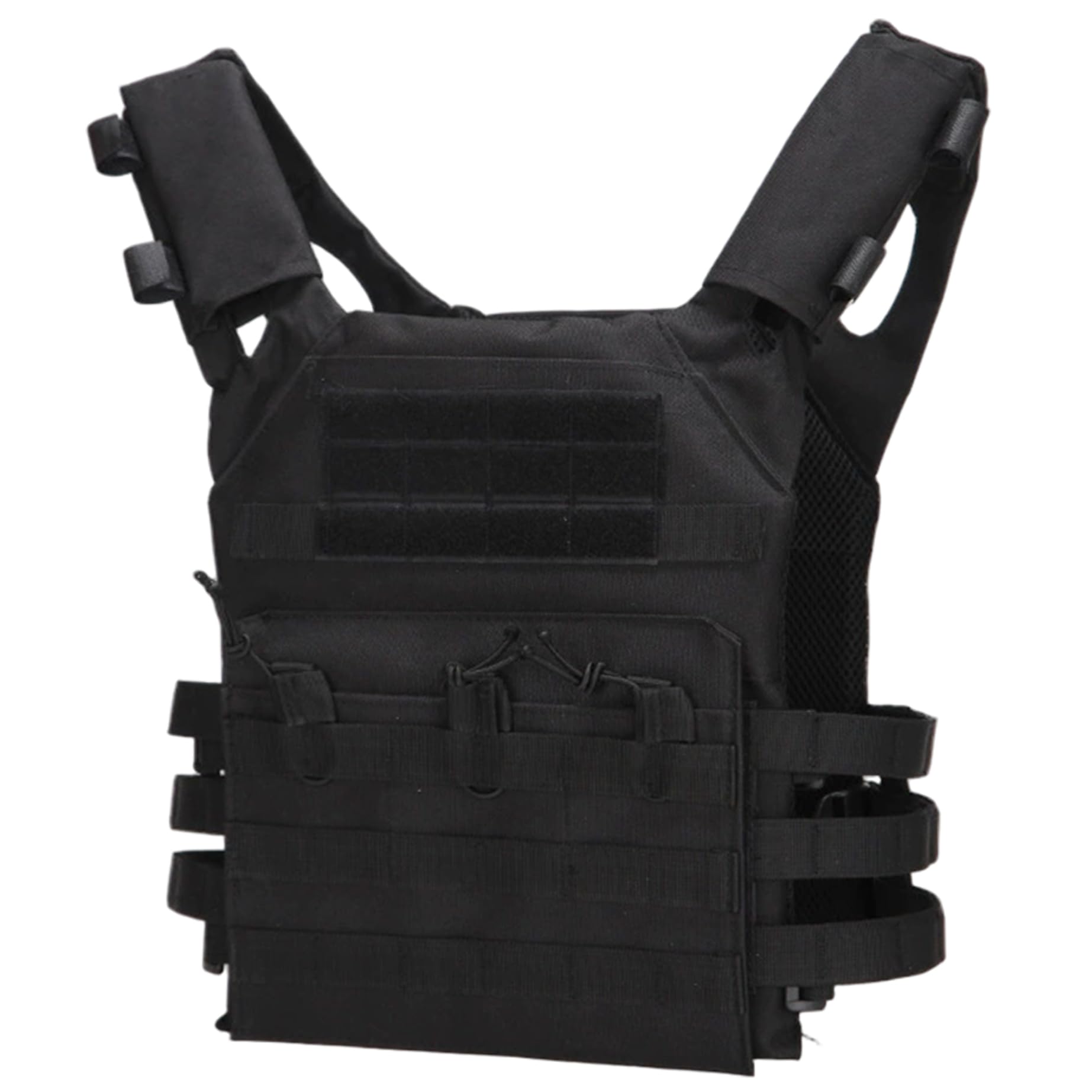 Chaleco táctico para hombres y mujeres, chaleco de seguridad ligero de liberación rápida, portador de placa para tiro de paintball al aire libre, juego de guerra, Airsoft, seguridad a prueba de