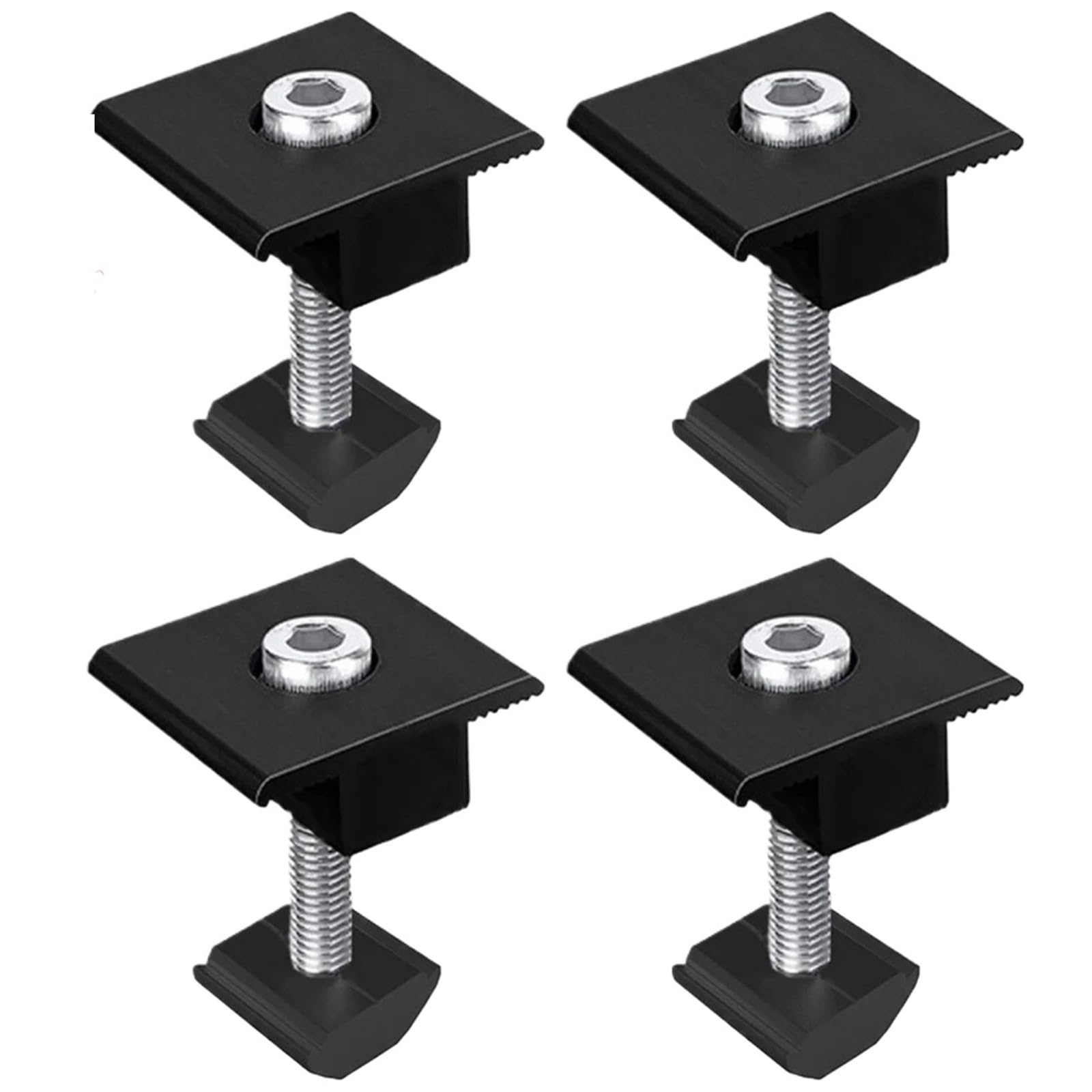 Solar Panel Mounting Brackets 10pcs Solar Panel Bracket Mounting Clamps Adjustable 30/35mm Photovoltaic Fixed Brackets(35mm Medium)