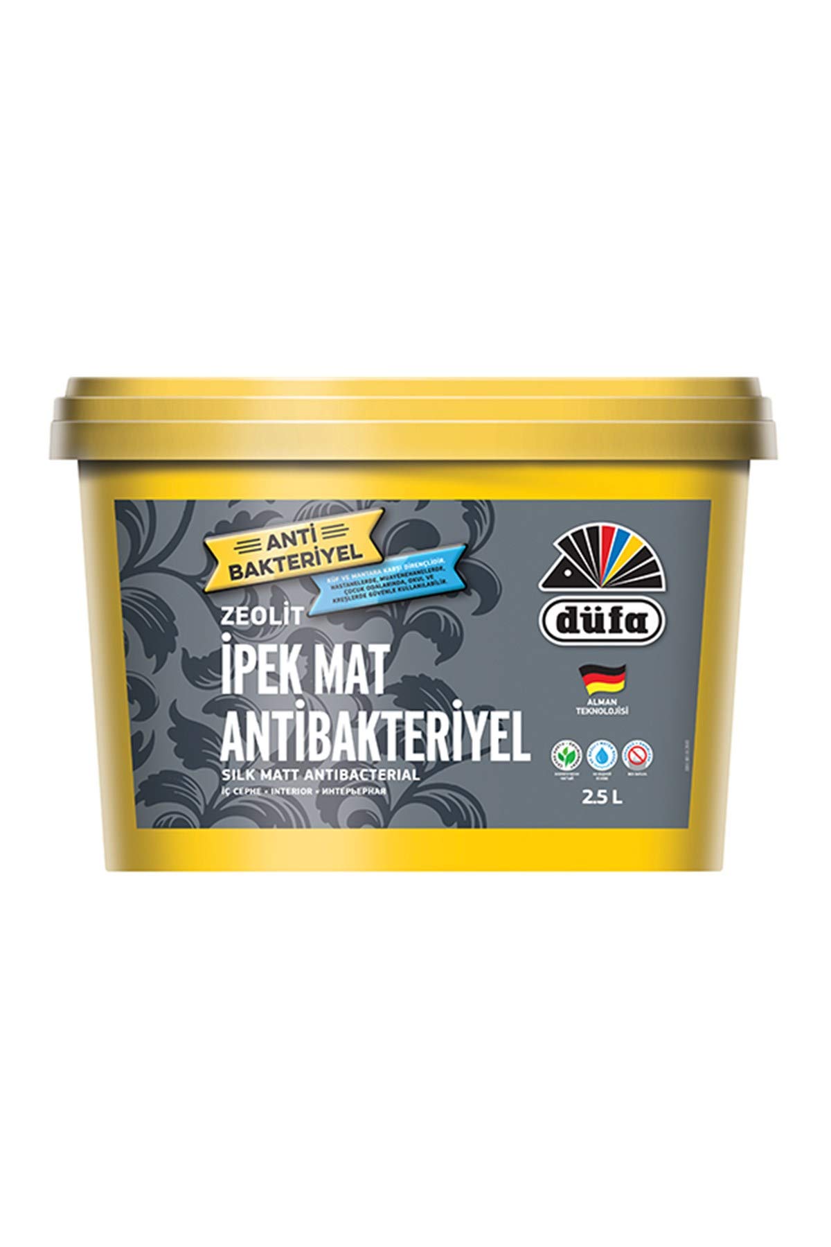 Düfa İç Cephe Antibakteriyel Boya İpek Mat 2.5 Lt
