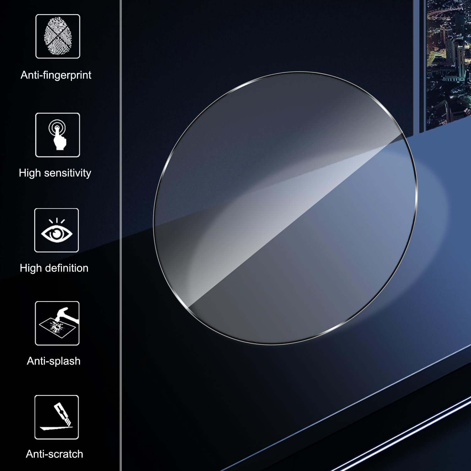 Pellicola Vetro Temperato Per Garmin Epix 2 Pro 42mm - 4 Pezzi, 9H AntiGraffio - Foto 7