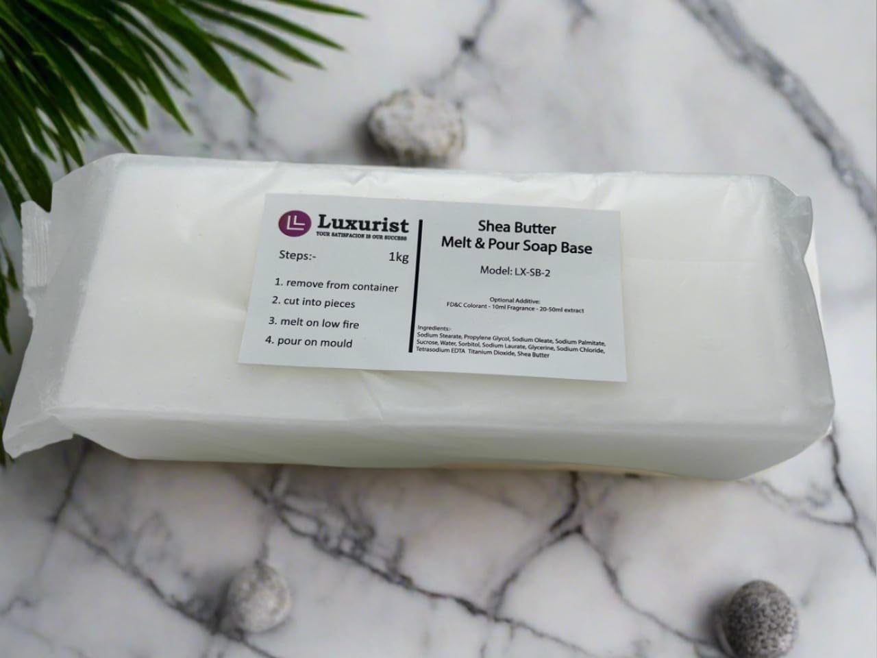 Shea Butter Melt and Pour Soap Base 1 KG Bar