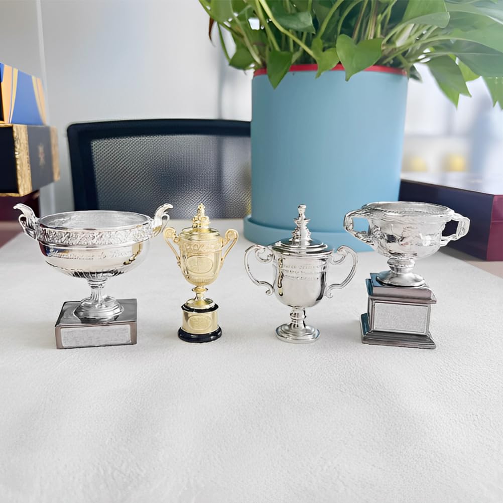 Mini Trofeo di Tennis del British Open Replica della Coppa del Campione del Grande Slam Oggetti da Collezione e Souvenir per Tifosi Decorazioni per Ufficio e casa Regali per Uomo