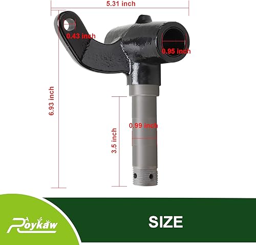 Miniatura 5 de Roykaw EZGO TXT - Conjunto de husillo para modelos de carrito de golf eléctrico y gas 2001 en adelante, lado del conductor, reemplaza al OEM #