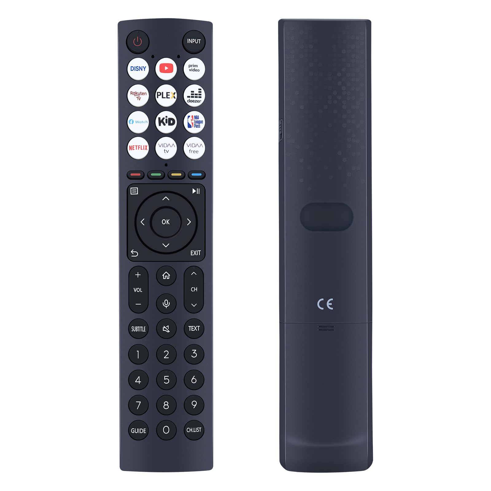GOUYESHO Telecomando di ricambio Voice ERF3A86 per Hisense QLED TV 55U7HQ 65U7HQ 55A85H 48A85H 65U8HQ 65A85H 65A9H 55U8HQ per telecomando Hisense