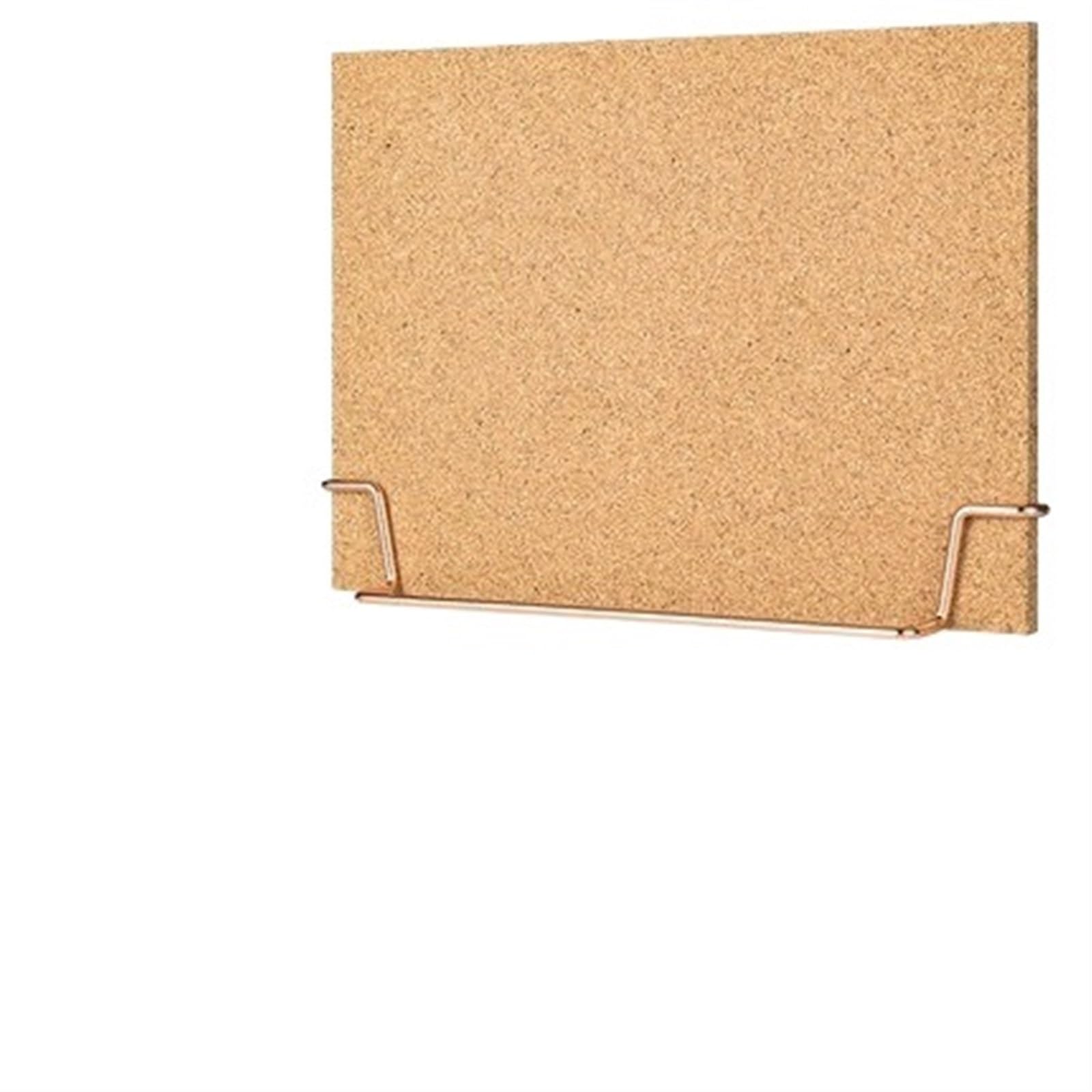 Bacheca In Sughero Bacheca in sughero da ufficio 20 * 30 cm Bacheca for appunti in piedi da scrivania Bacheca for appunti in legno tenero(Rose Gold Frame)