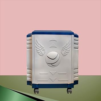 POWEREST Inverter Trolley for All Batteries and inverters_WhiteBlue