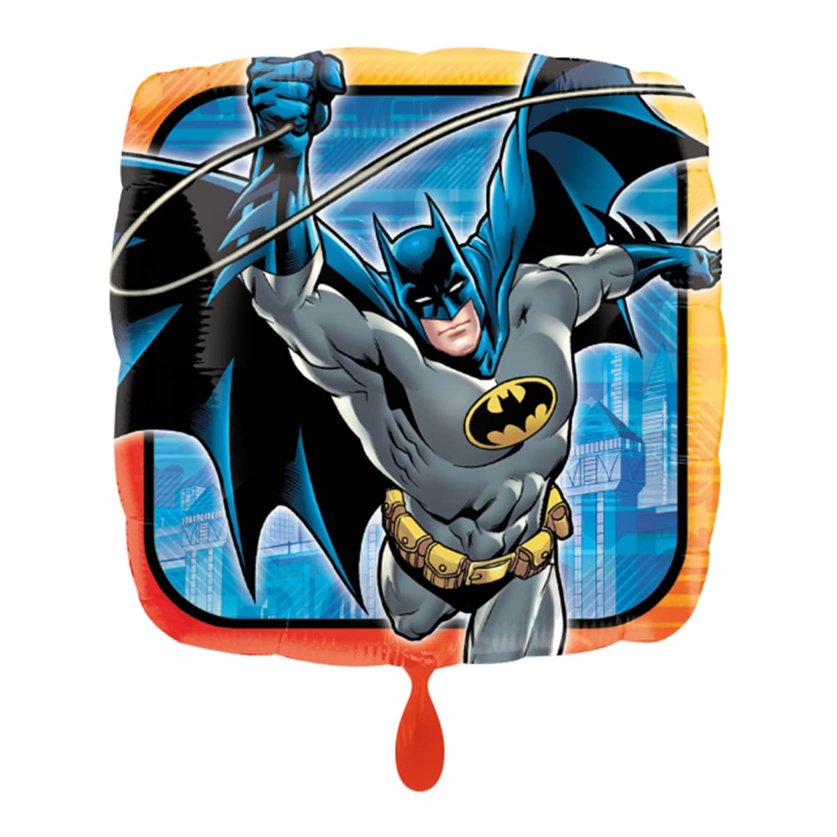 Anagram Amscan Standard Batman Comics Foil Balloon S60 Packaged, 43 cm, Multi-Colour