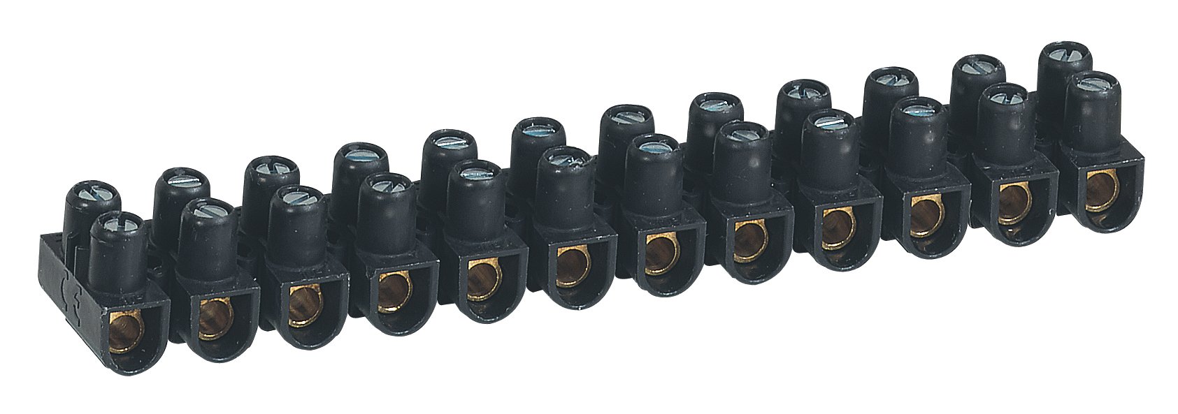 Image secondaire de Borne de Raccordement Nylbloc 12 Plots 10mm² - Legrand Noir