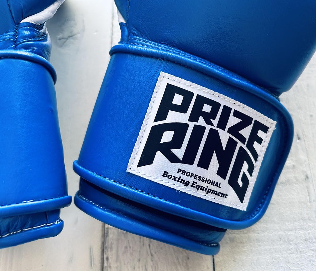 プライズリング　ボクシンググローブ　本革製　8oz 青 Amazon.co.jp: PRIZE RING／プライズリングボクシンググローブ