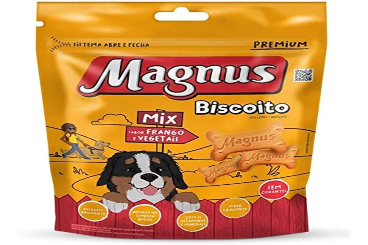 Magnus Petisco Biscoito Mix Para Cães Adultos - 1Kg