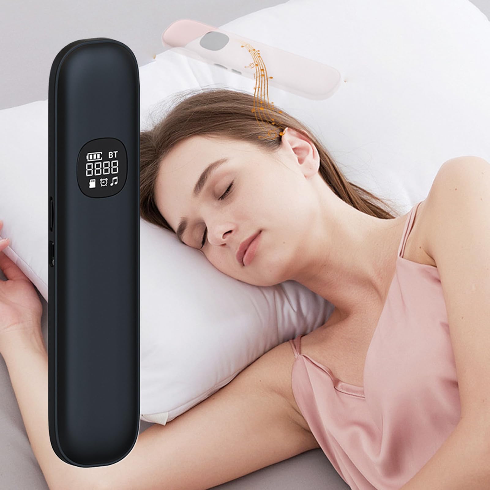 Almohada altavoz 11 diferentes sonidos blancos con | Generador de ruido blanco para dormitorio para el hogar viajes hotel apartamento camping viaje de negocios