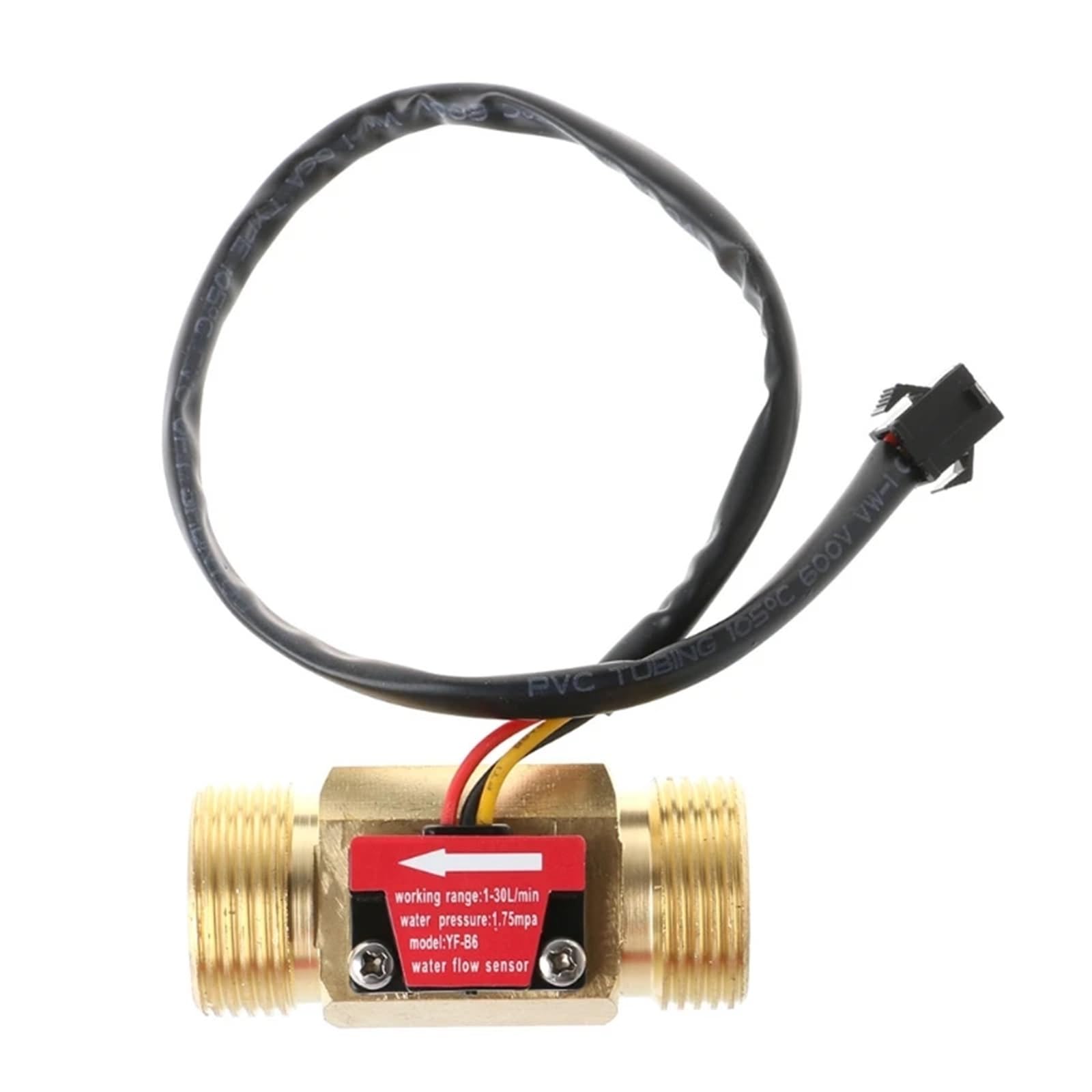 Capteur de débit d'eau G3/4 DN20 1-30 L/Min pour mesure précise de liquide