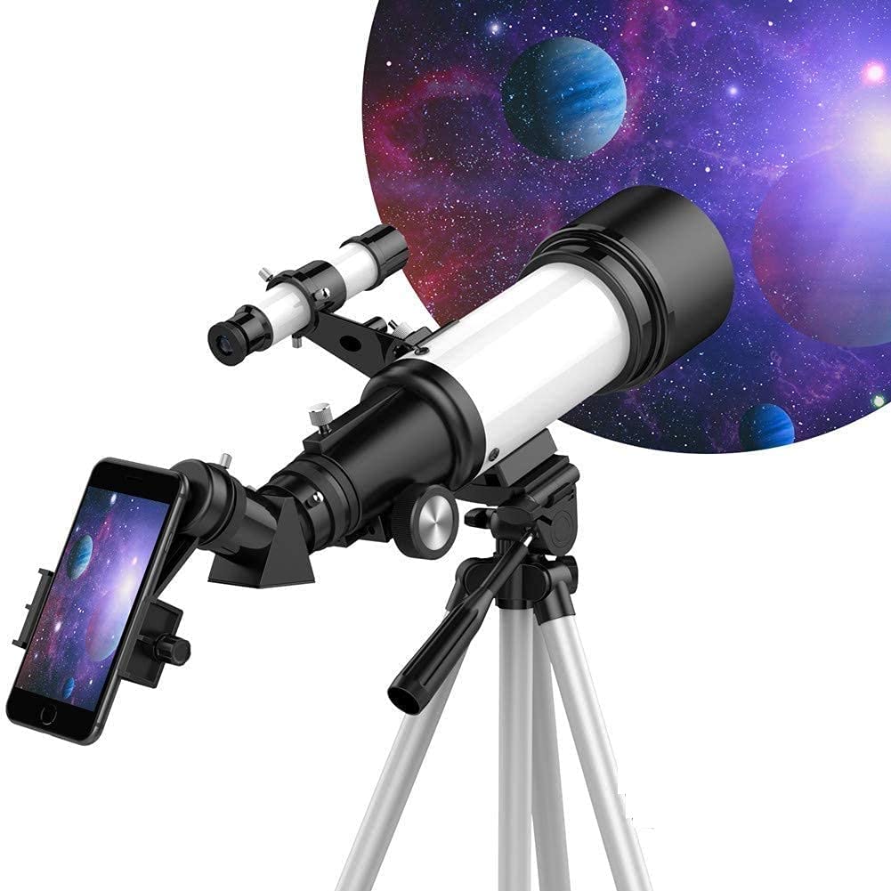 Deoxys 70mm Portable Refractor Telescope - Fully-Coated Glass Optics - Ideal Telescope for Beginners - Astronomy Software Package-image-43