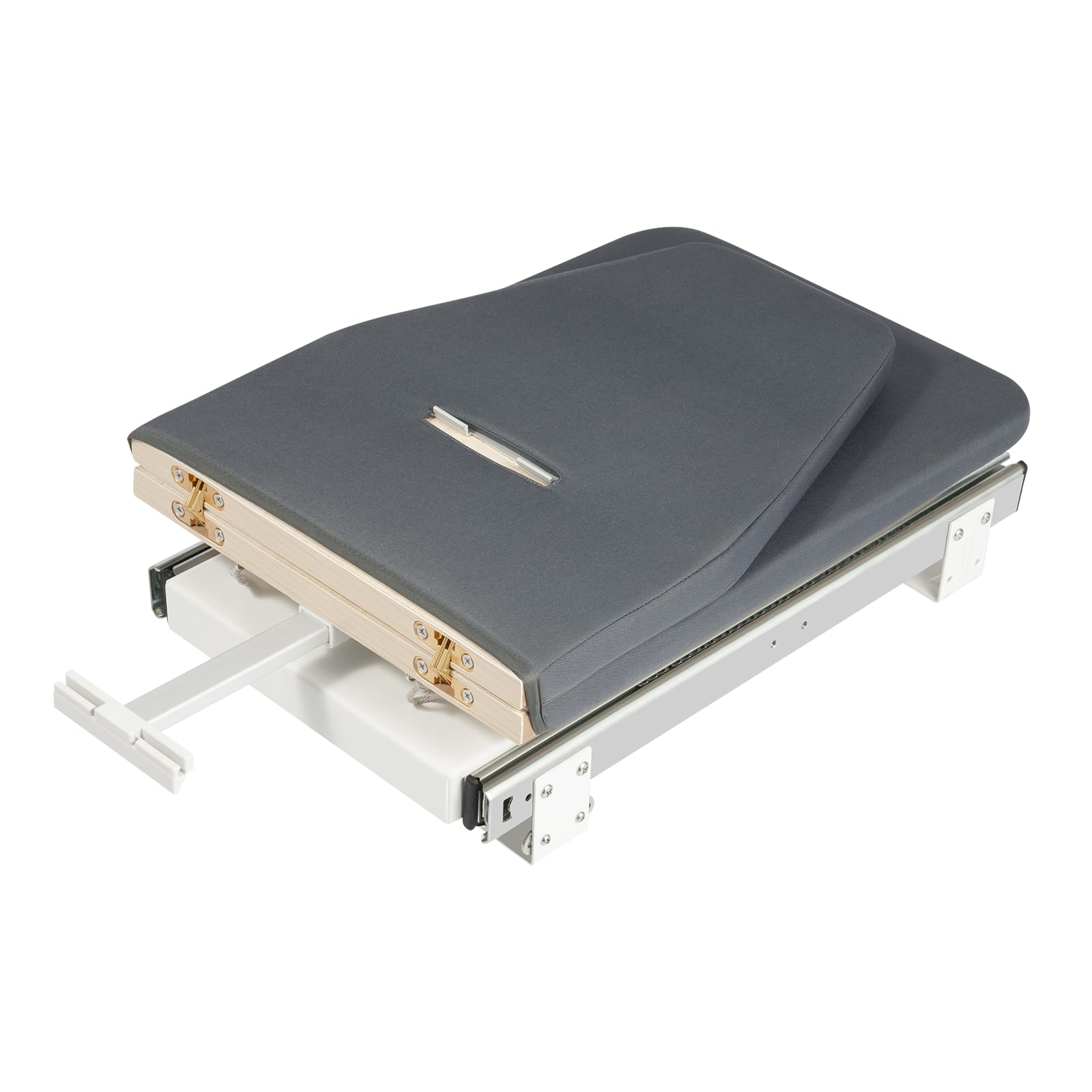 Tabla de planchar extensible, giratoria 180°, con funda resistente al calor, dimensiones del armario 57 x 45 x 17 cm, plegable para sobrecamisas Kleding