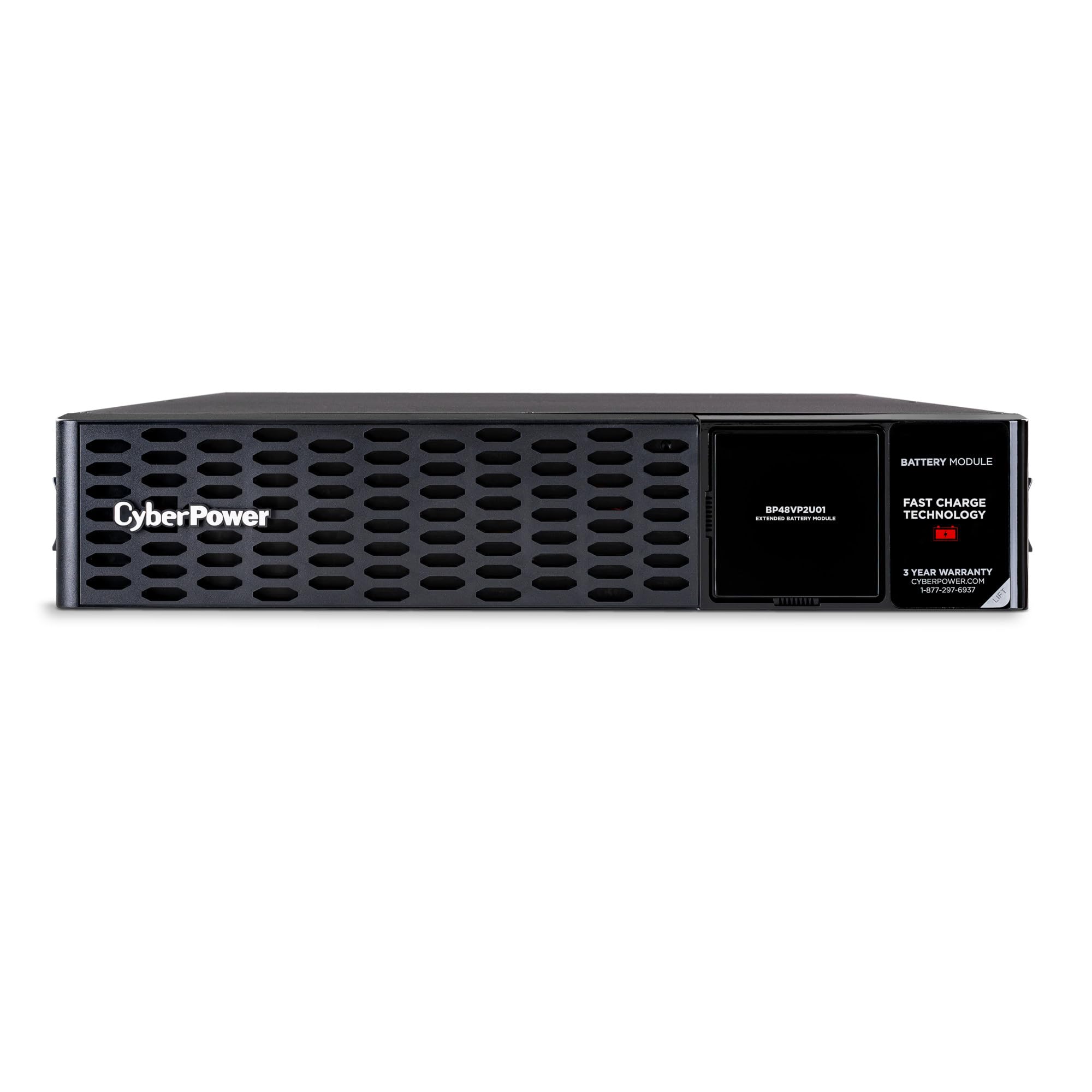 CyberPower BP48VP2U01 Extended Battery Module, 48V/60A, 2U Rack/Tower, UL Certified