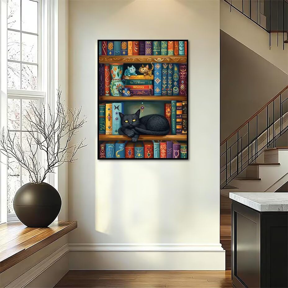 Regalo mujer ideal con el libro paint by numbers adult de diseño animal sin marco 80x100cm 4