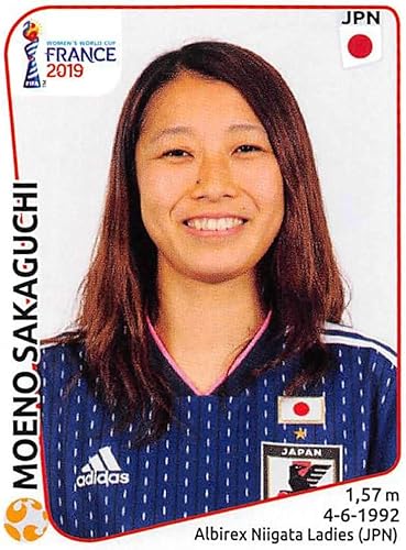 2019 Panini FIFA Women's World Cup France Album Stickers (Individual Sticker Only) Soccer #323 Moeno Sakaguchi Japan 2 Inch by 2 12 Inch Collectible