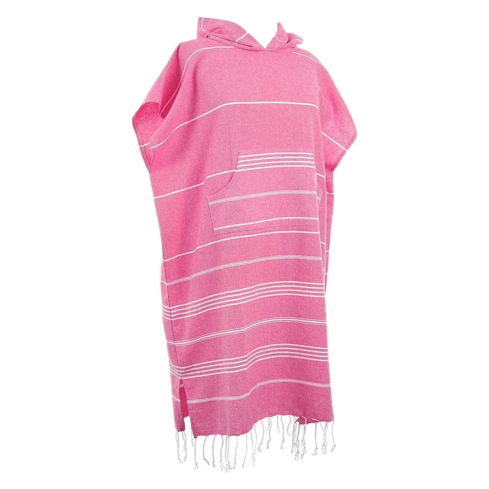 Changement de Robe Poncho de Surf à Capuche 120 x 90 cm for Homme et Femme, Serviette Bain séchage Rapide for la Plage, Les Voyages Natation(Pink)