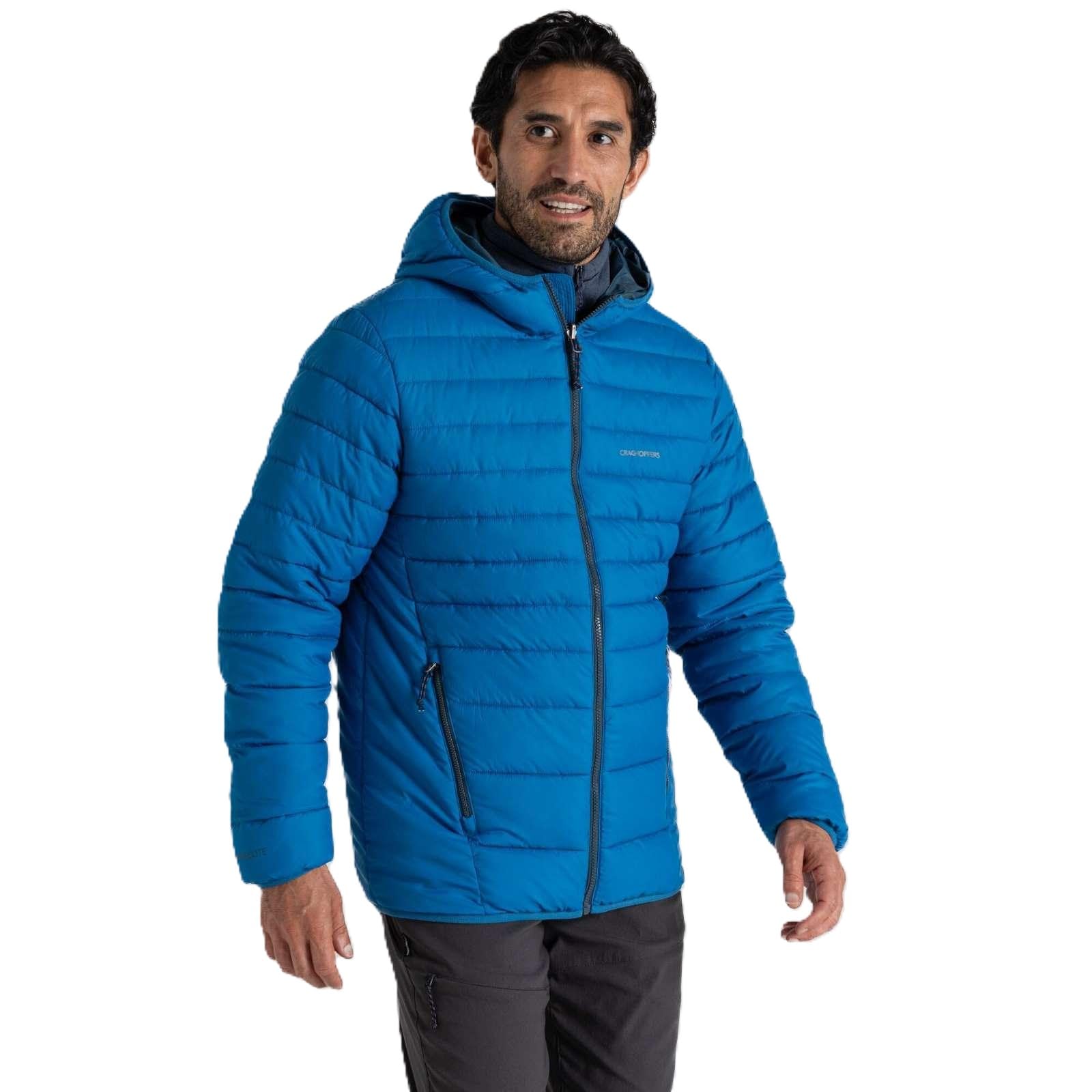 Craghoppers Men's Fresh Blue Complite Ix Hdjkt Jacket, L Uk