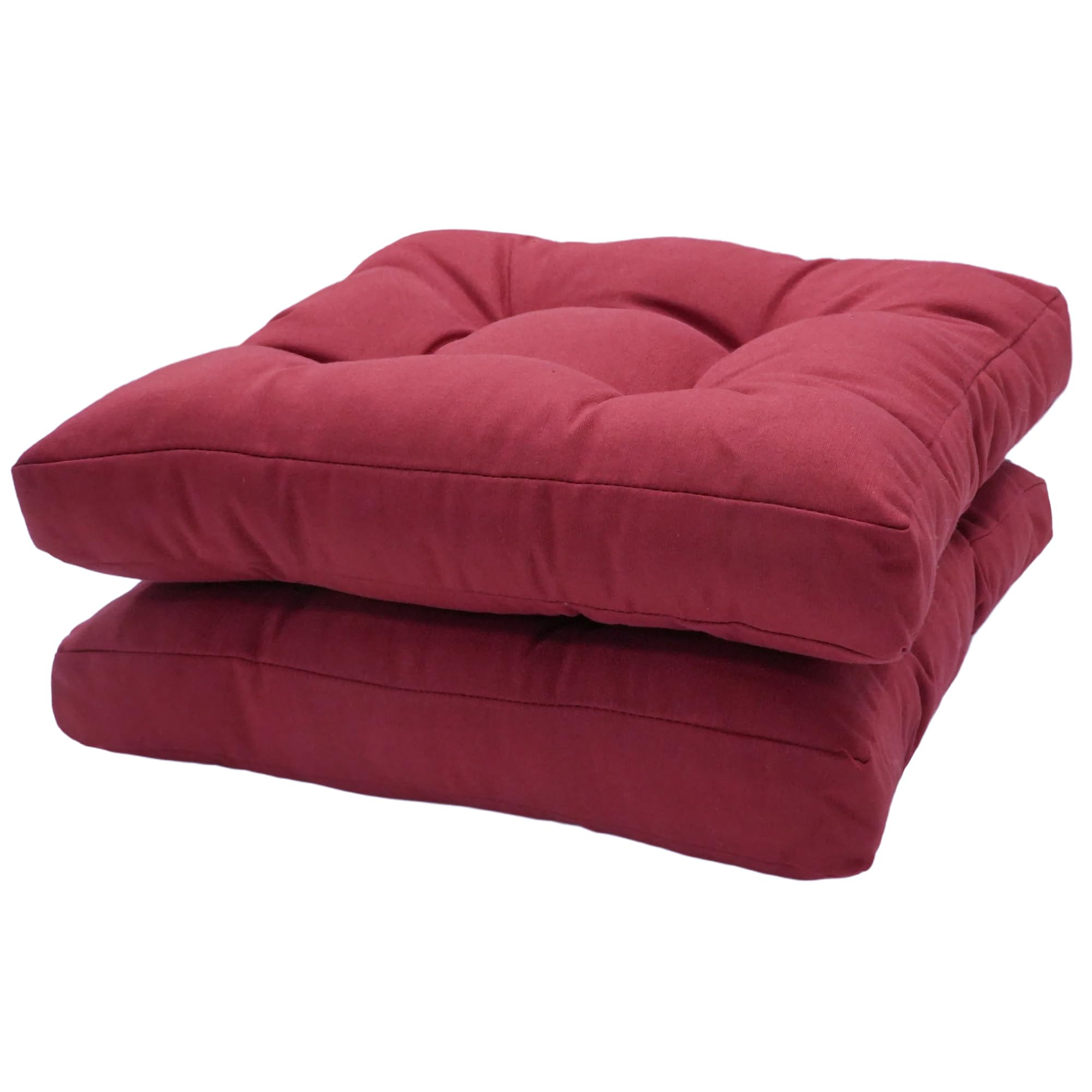 Viste tu hogar Pack 2 Cojines para Silla, 40x40x5 CM, Efecto Tridimensional, Relleno de 100% Poliéster, Ideal para Comedor, Terraza, Salón y Restaurante, Color Raya Beige, Fabricado en España — view 40