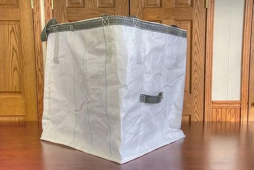 Miniatura 3 de Moose Supply Haulz All Super Totes  Cuadrado pequeño, 24 x 24 x 30 pulgadas, contenedores de almacenamiento plegables resistentes para lavandería