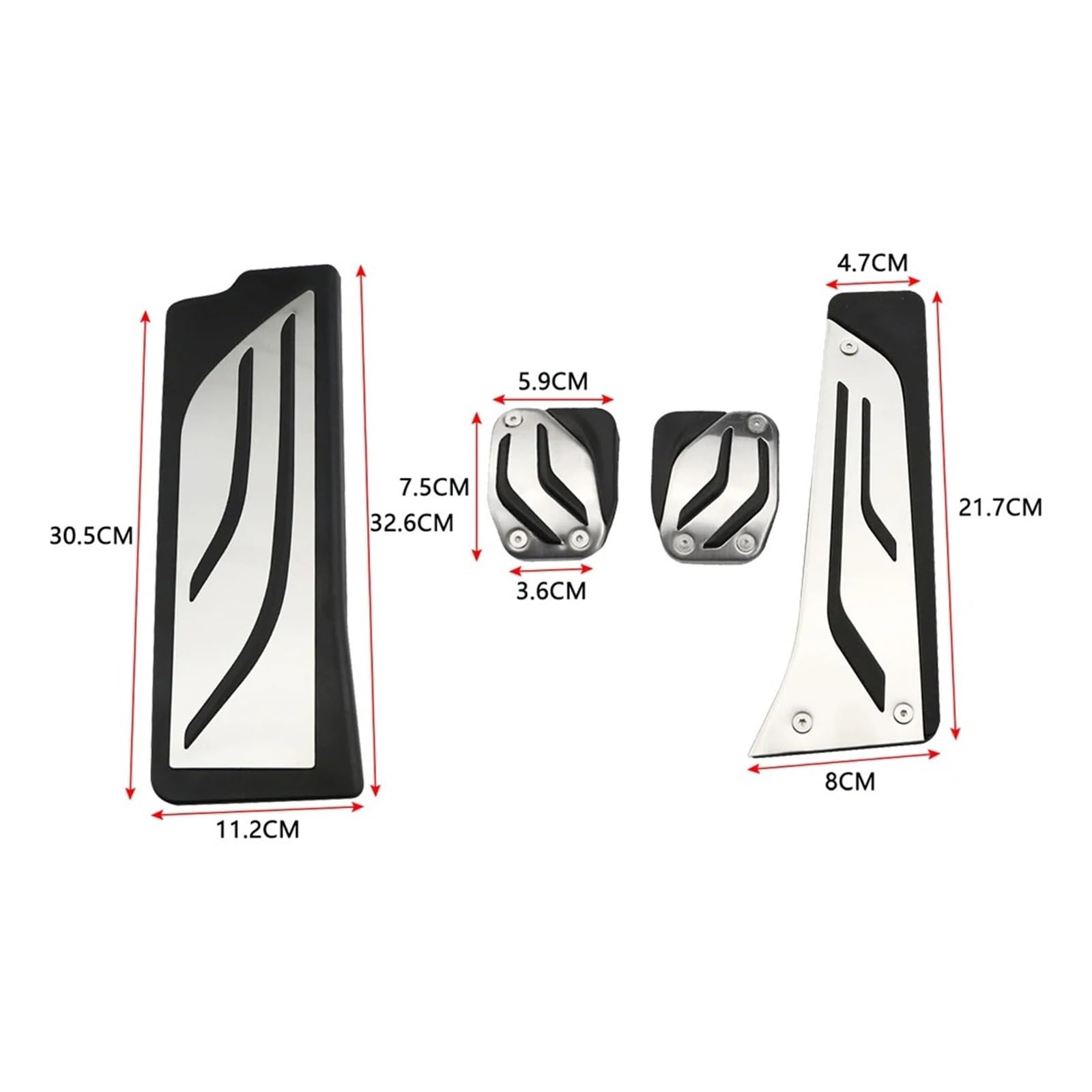 Pedal reposapiés coche Para BMW Serie 3 G20 G21 2020-2022 Pedales Apoyo Del Freno Acelerador