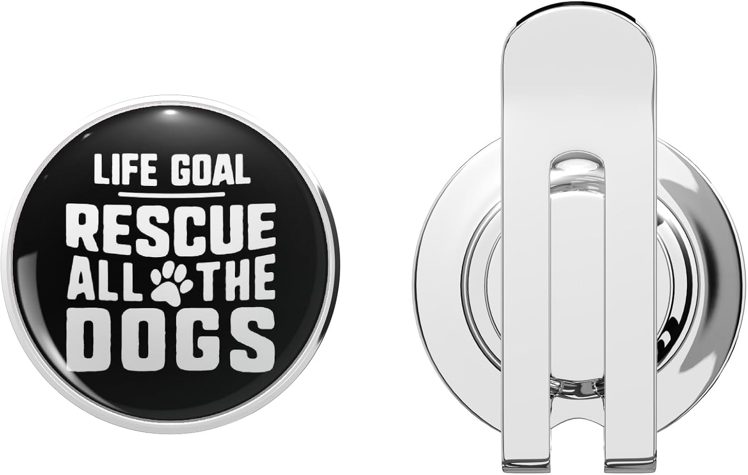 Life Goal Rescue All The Dogs Puppy Lover Rescue Golf Hat Clip with Magnetic Ball Marker